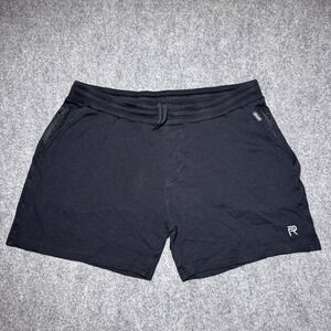 Ryker The Ares Shorts Men XL Black 100% Organic Cotton Workout 5" Inseam Unlined